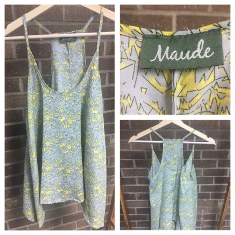 Swing style geometric tank by Maude